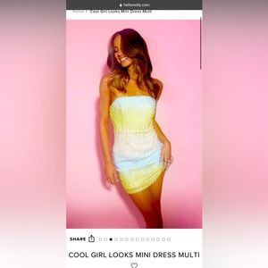 Hello Molly “cool girl looks” Mini Dress!!